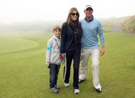 Damian Hurley, Elizabeth and Shane Warne (Image via Getty)